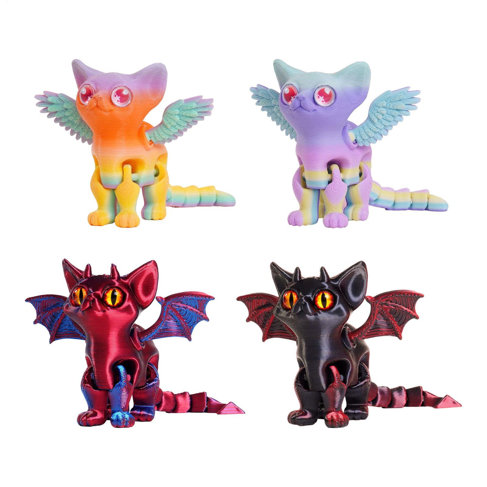 3D Printing Examples - Figura de Gato Impresa en 3D,