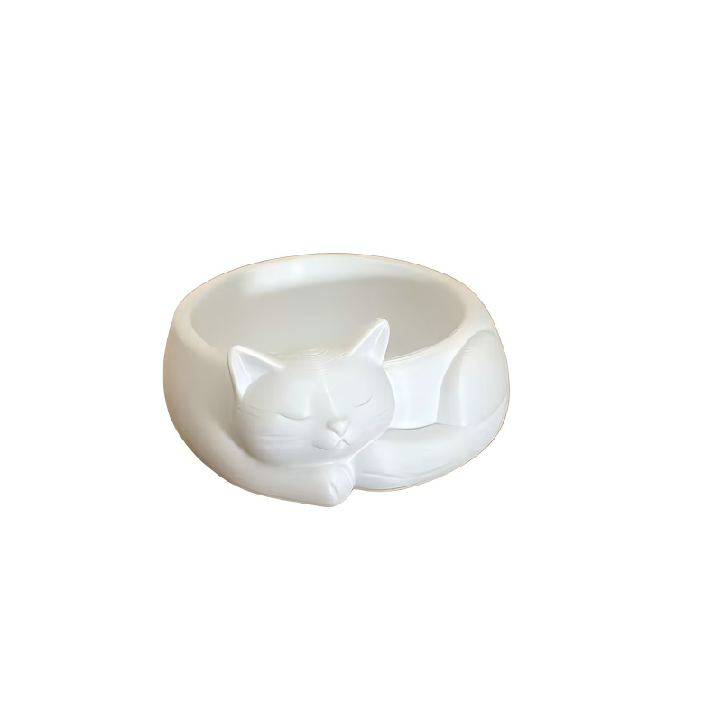 3D Printing Pot - Maceta con Forma de Gato Durmiendo