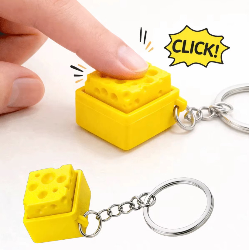 3D Printing Plastic - Llavero 3D Impreso con Mini Teclado