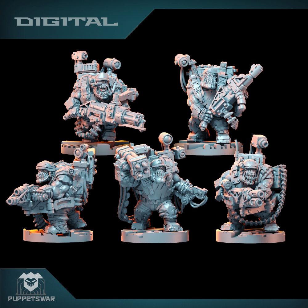 3D Printing Ultem - Orc Ultimate Badasses Squad, Figura de