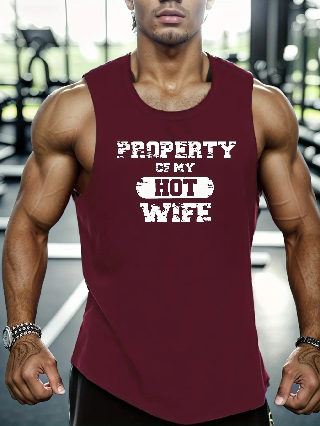 3D Printing Husband Shop - Camiseta sin mangas con estampado de
