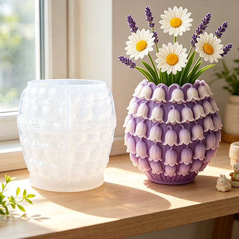 3D Printing Pot - Molde de Silicona 3D para Florero