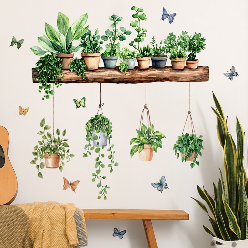 3D Printing Pot - Calcomanías de Pared 3D con Diseño