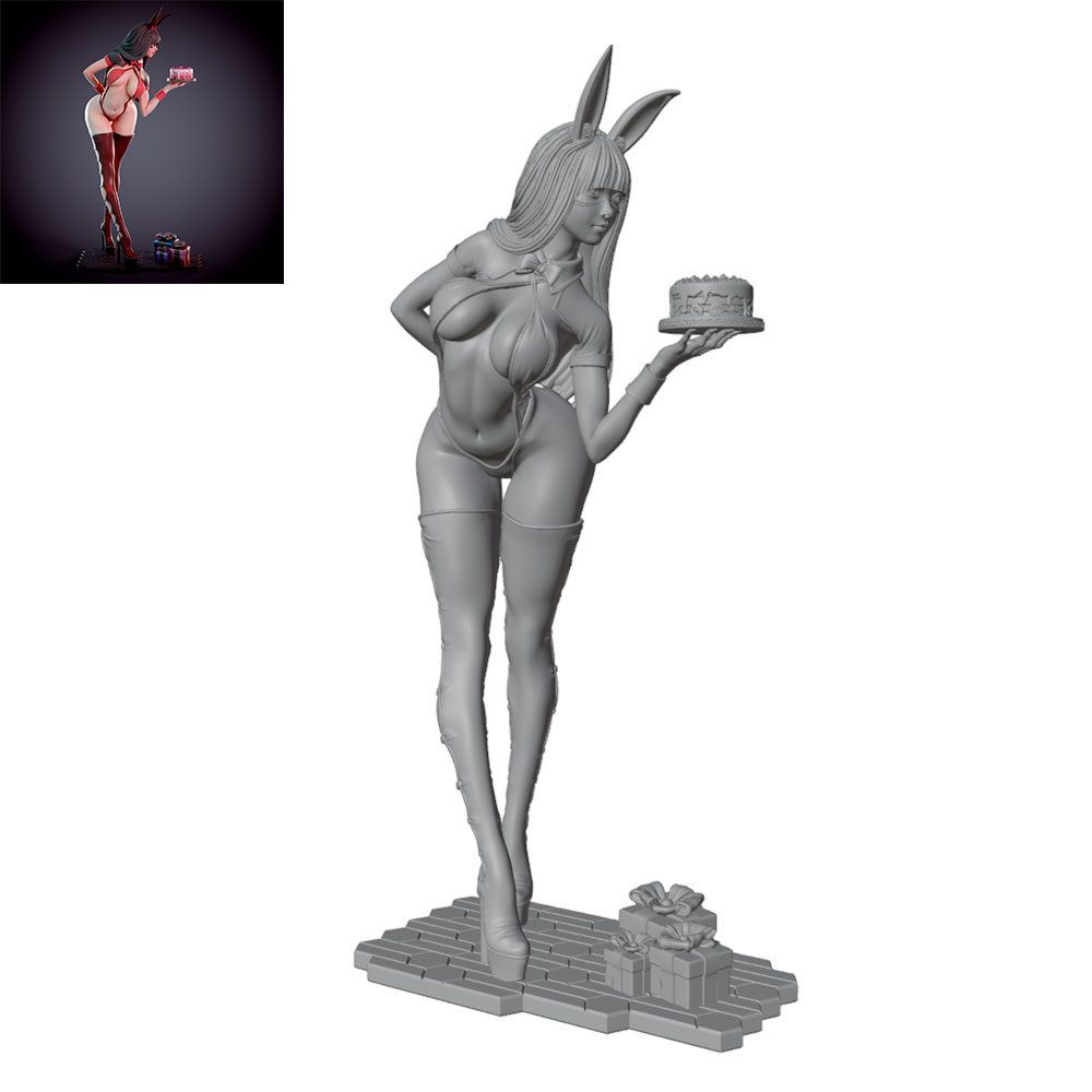 3D Printing Ultem - 1/24/12/6 Personaje de conejita con temática