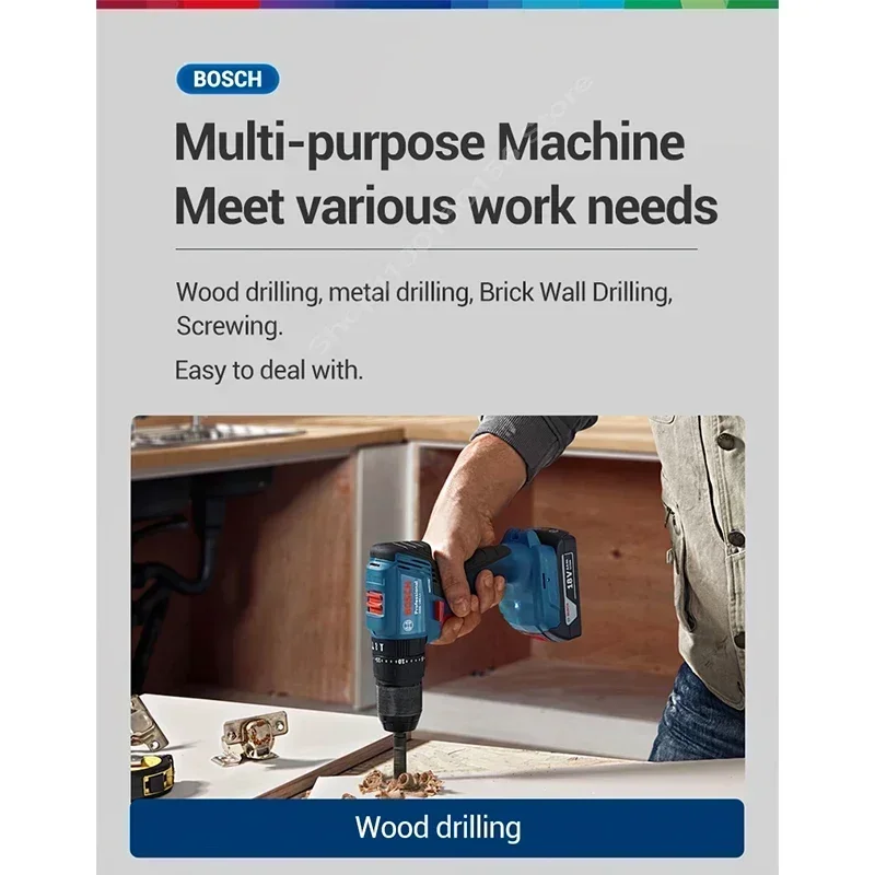 Taladro percutor inalámbrico s - Bosch Drill Gsb 18V reseña y precio