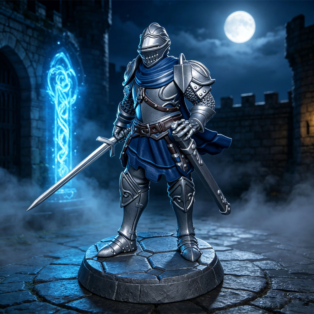Modelo de Resina de Caballero  - 3D Printing Knight Armor reseña y precio