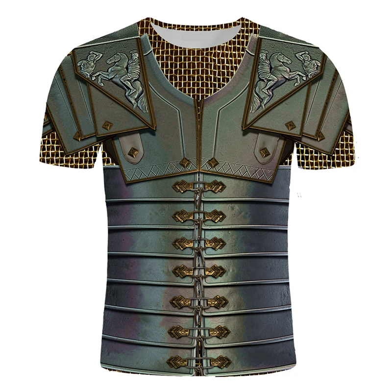 Camiseta Deportiva Retro con E - 3D Printing Knight Armor reseña y precio