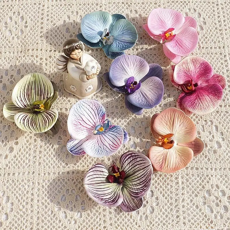 Tocado de orquídeas y mariposa - 3D Printing Plastic reseña y precio