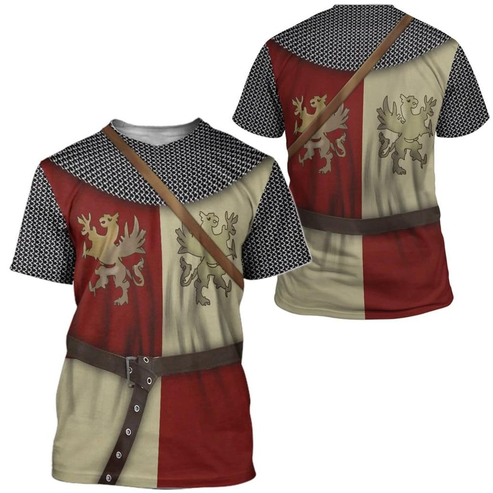 Camiseta con estampado 3D de l - 3D Printing Knight Armor reseña y precio