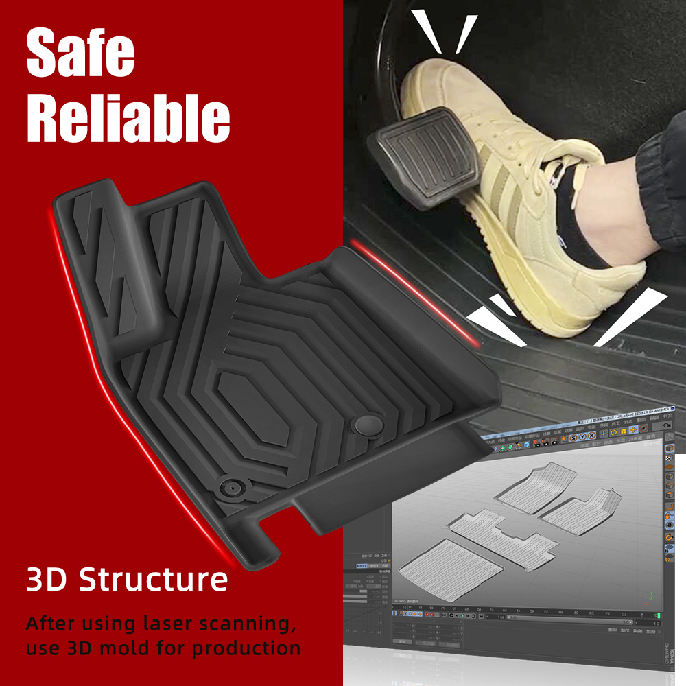 Alfombrillas 3D TPE para Auto  - 3D Printing Car reseña y precio